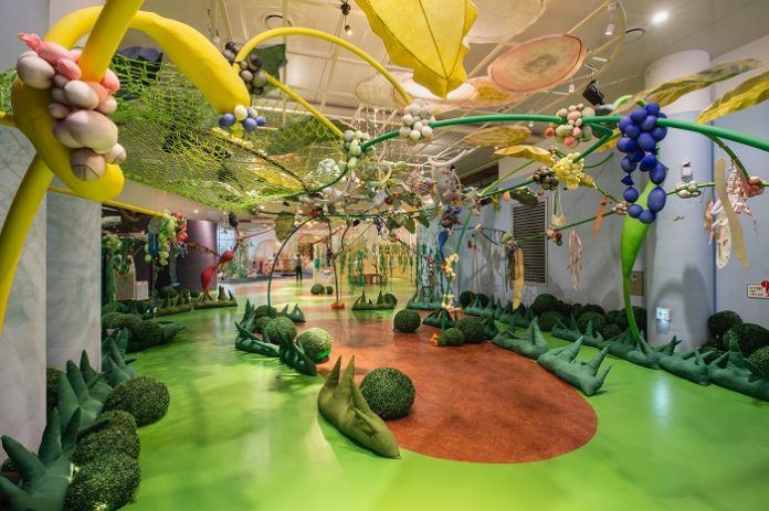 Thiết kế khu vui chơi trẻ em với phong cách rừng độc đáo