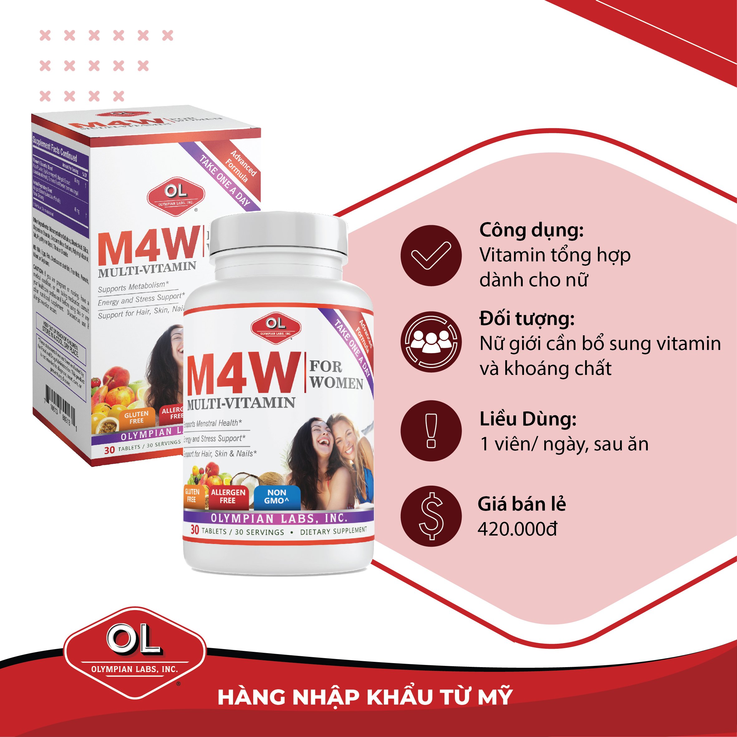 M4W Multi – Vitamin dành cho phụ nữ